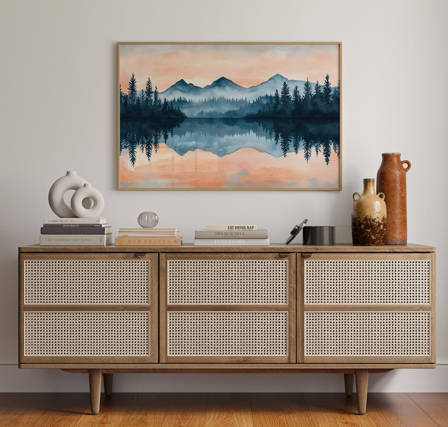 Dawn Mirrors Mountain's Ancient Song