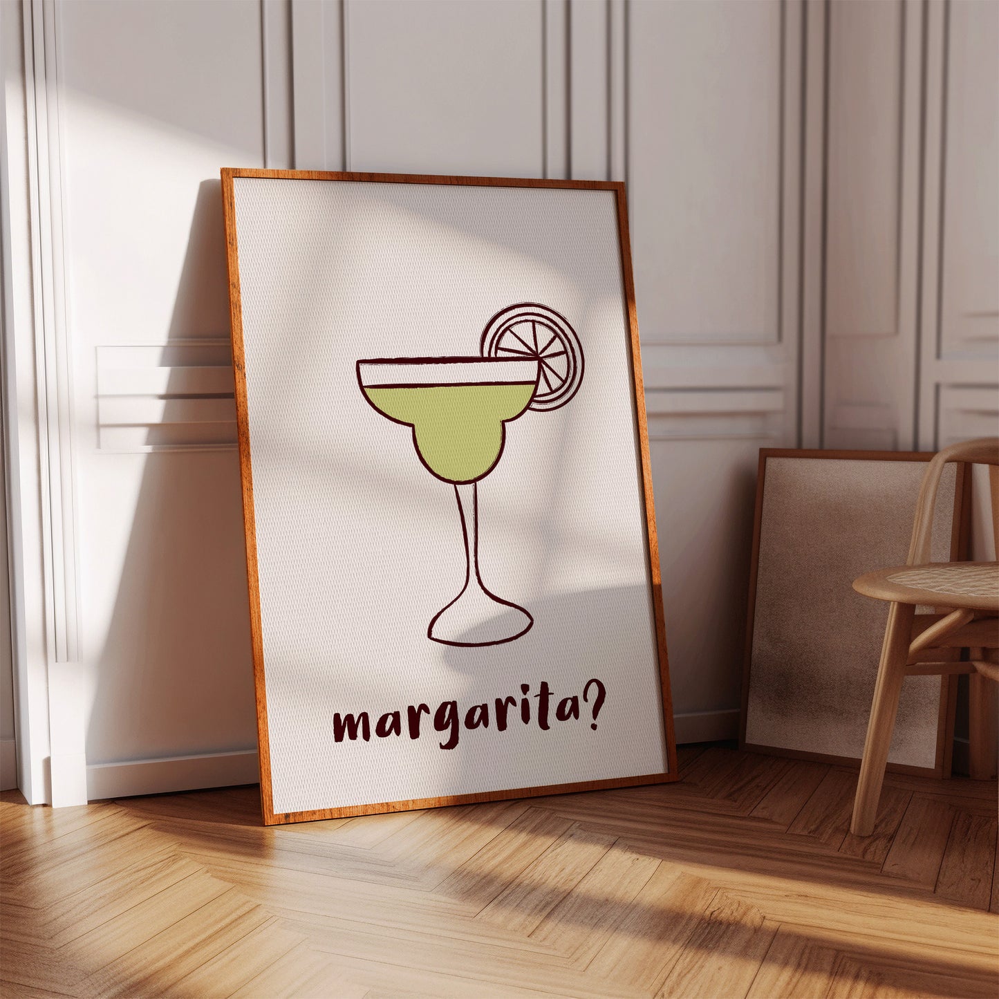 Lime Light Dances Through Glass