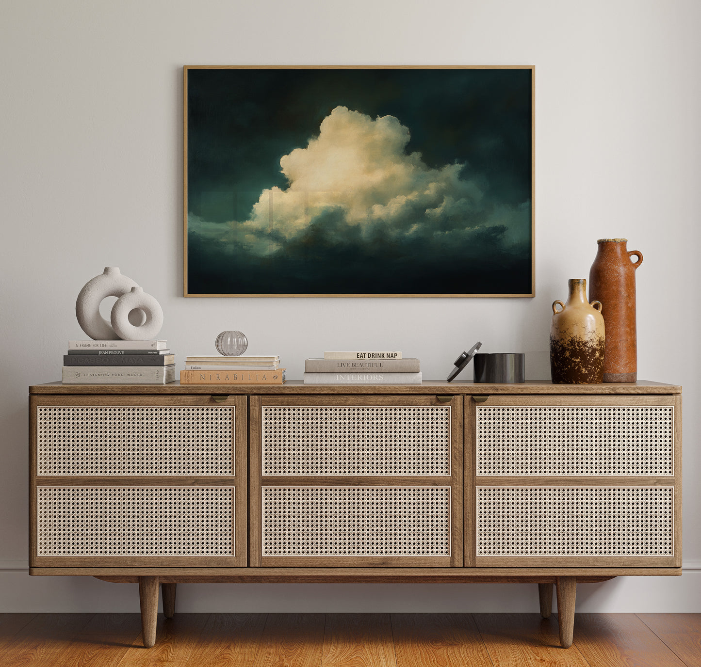 Summer Storm Builds Golden Light