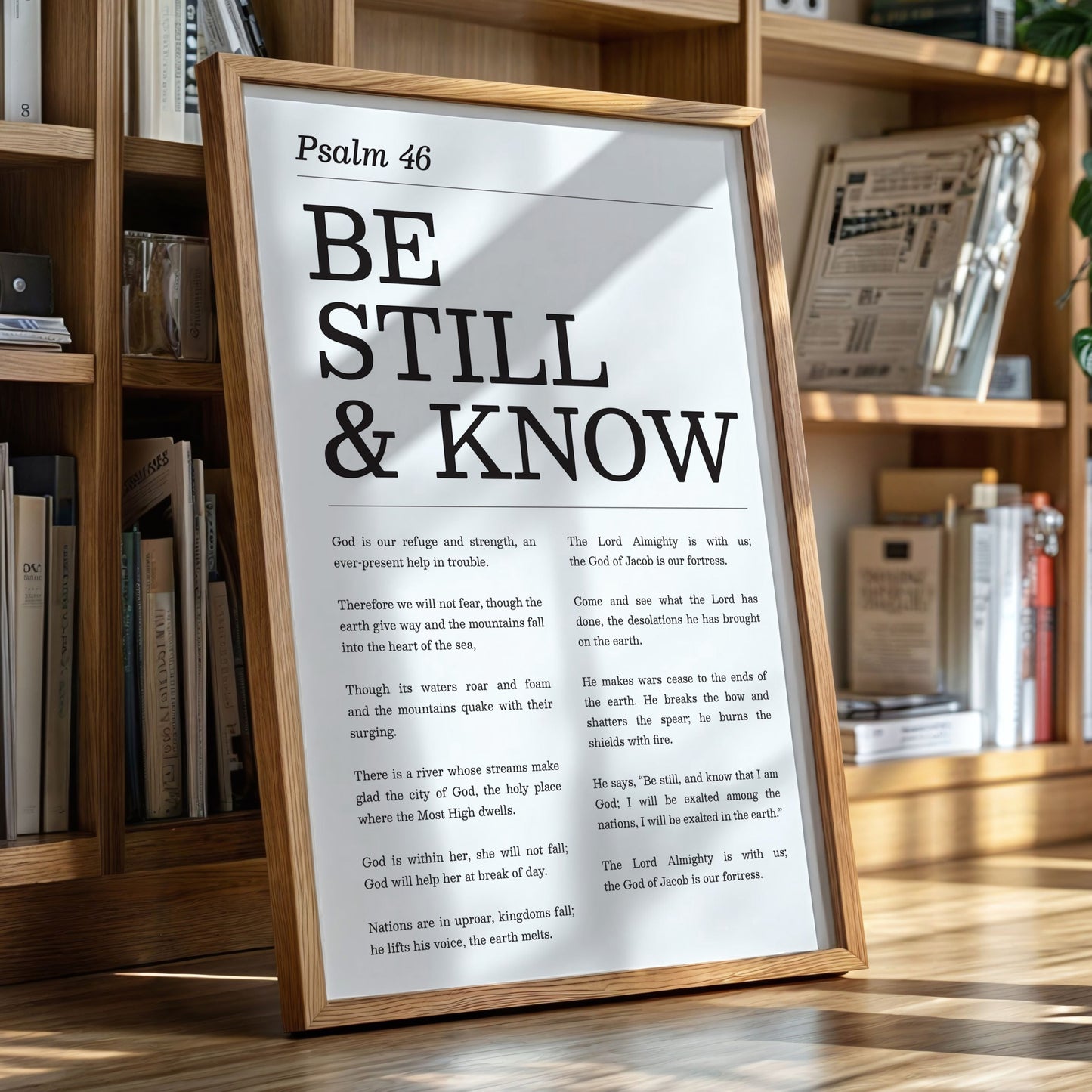 Be Still and Know Psalm 46