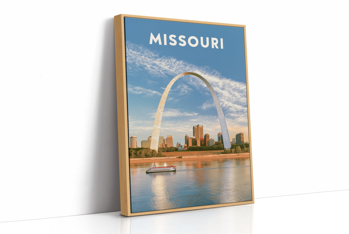 Gateway Arch River Golden Hour
