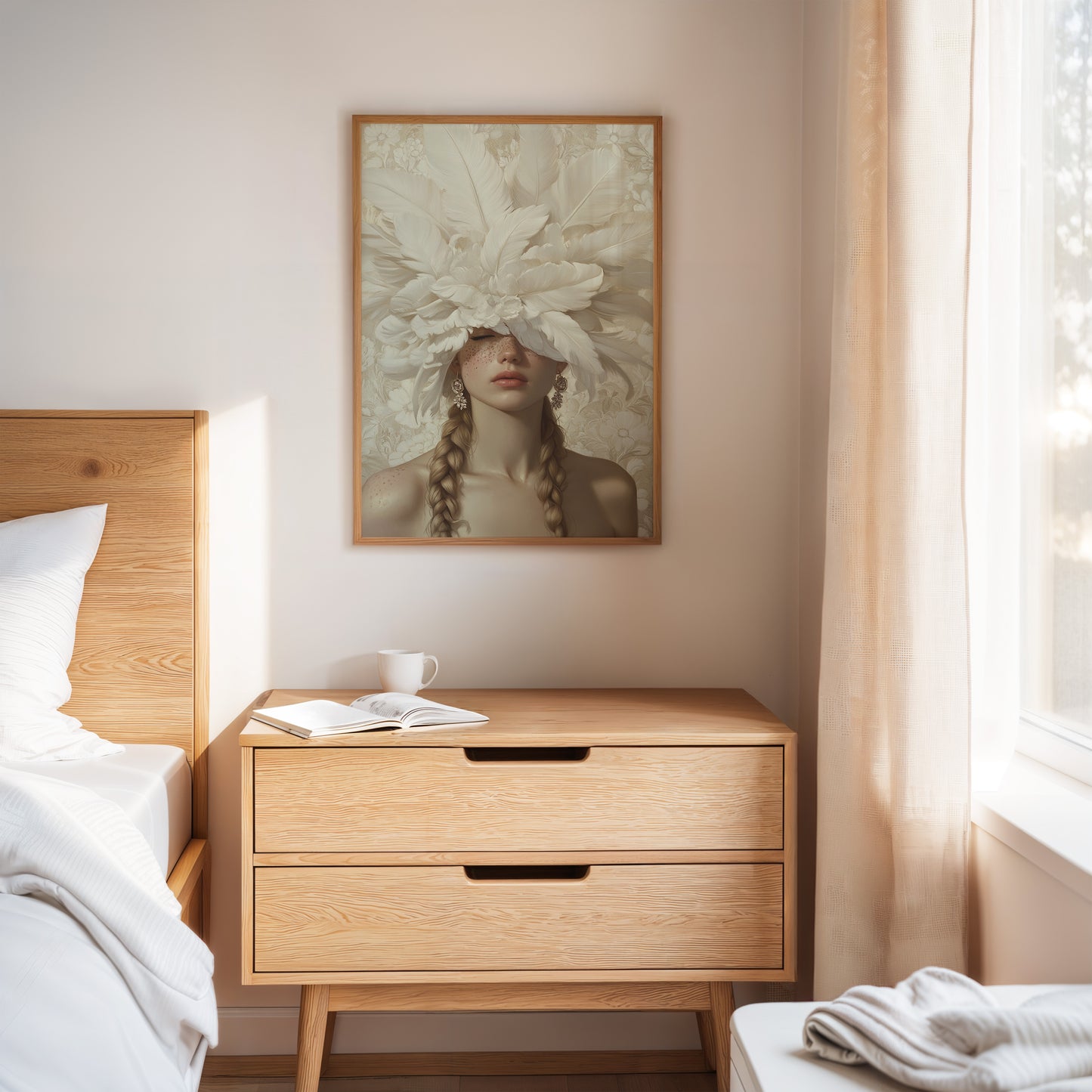 Whispers of Ivory Feathers