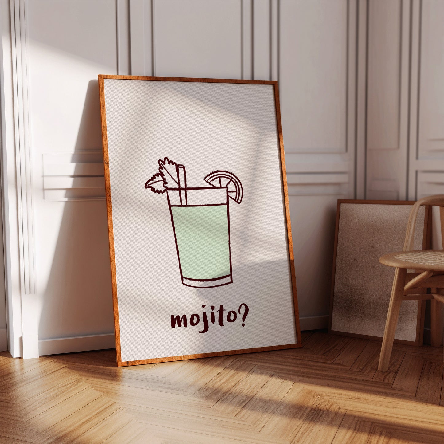 Mint Leaves Dance At Dusk