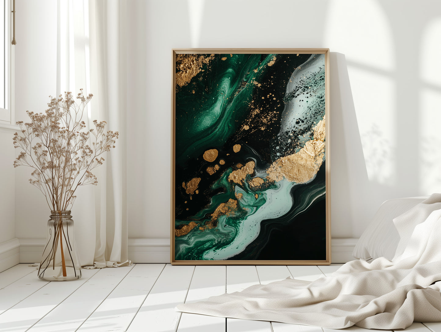 Emerald Rush with Gilded Horizon