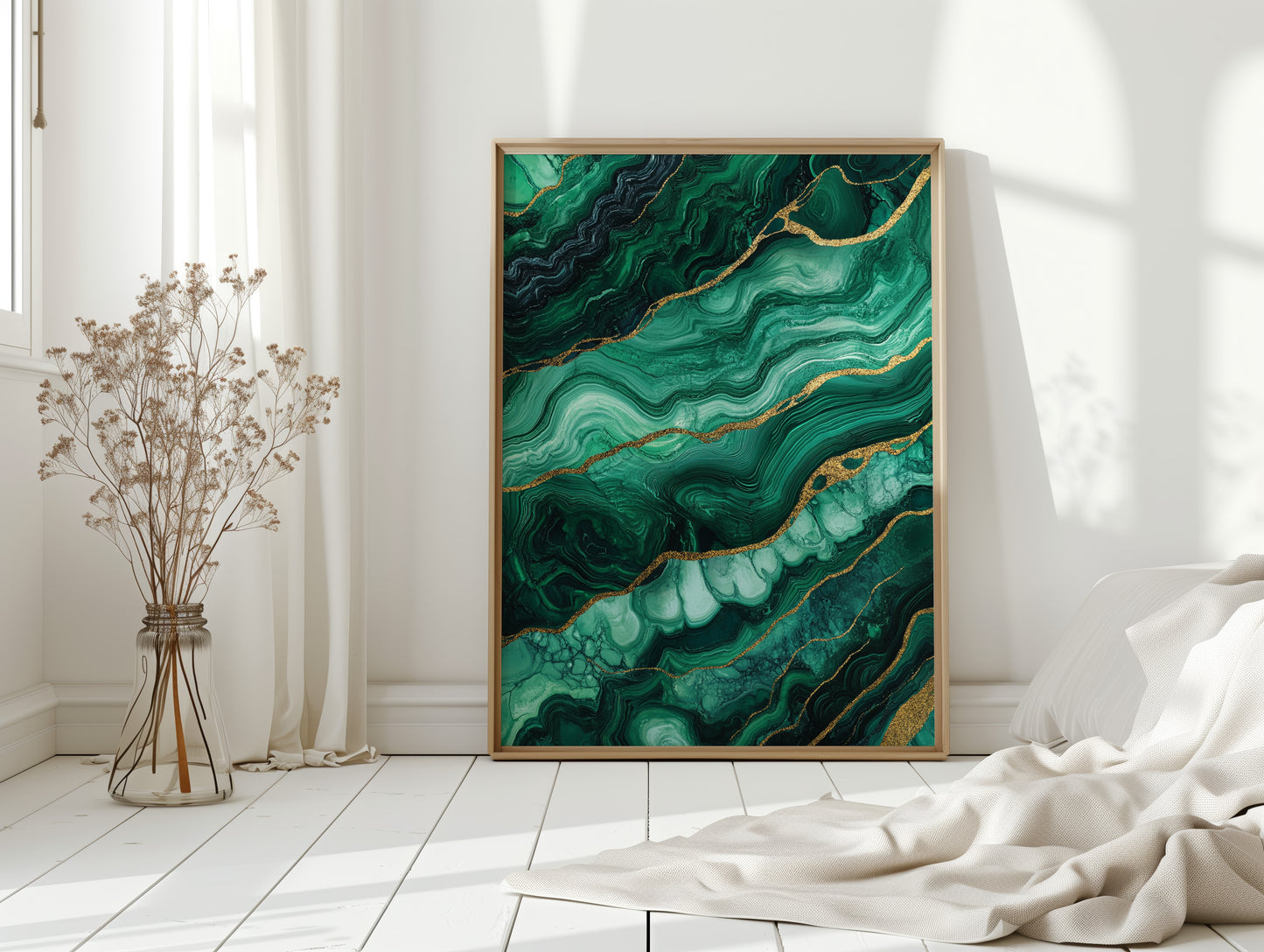 Veins of Emerald and Golden Earth