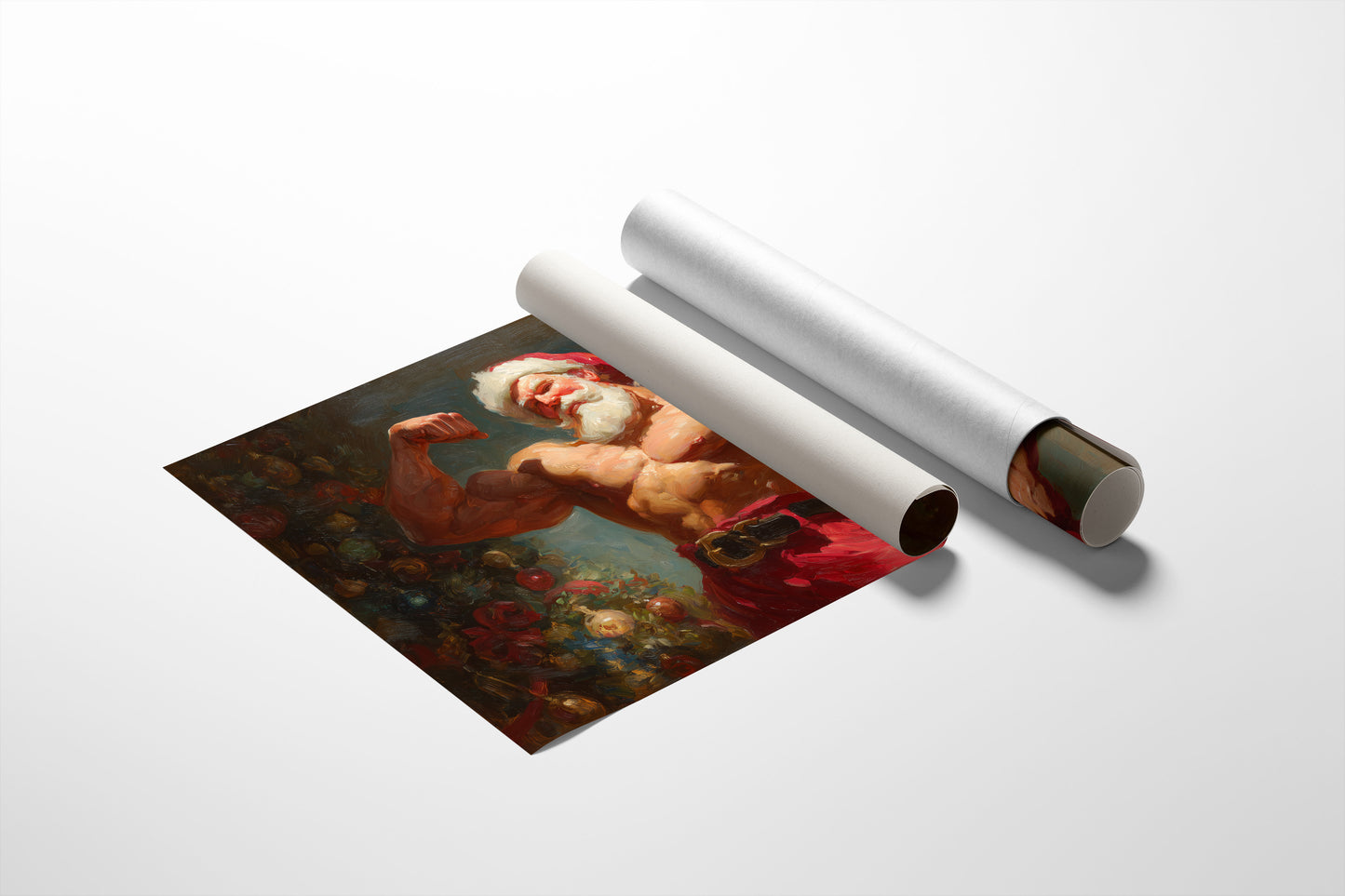 North Pole Gym Builds Holiday Muscle