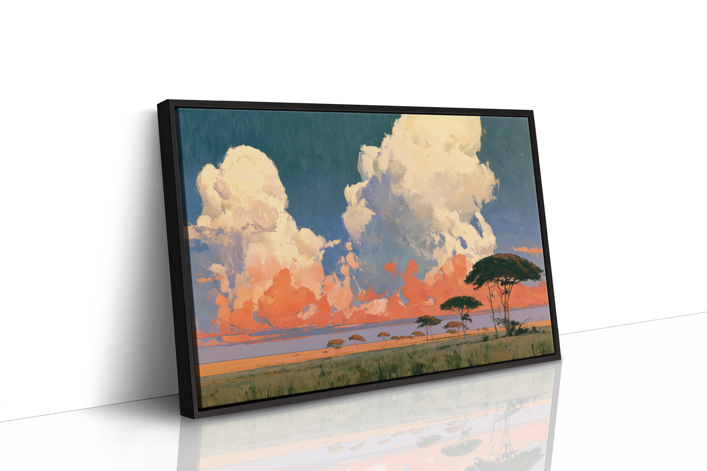 Acacia Under a Blazing Sky