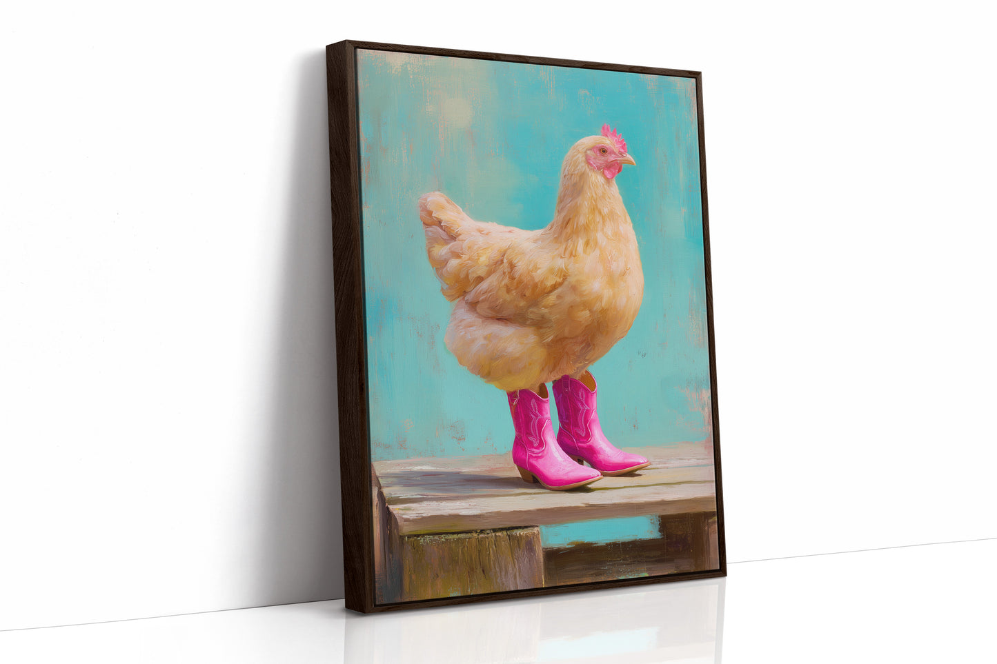 Farmyard Fashionista Struts Pink Boots