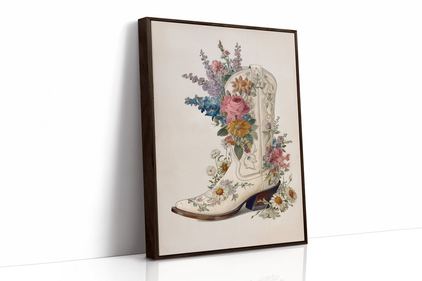 Blooms Upon Weathered Leather