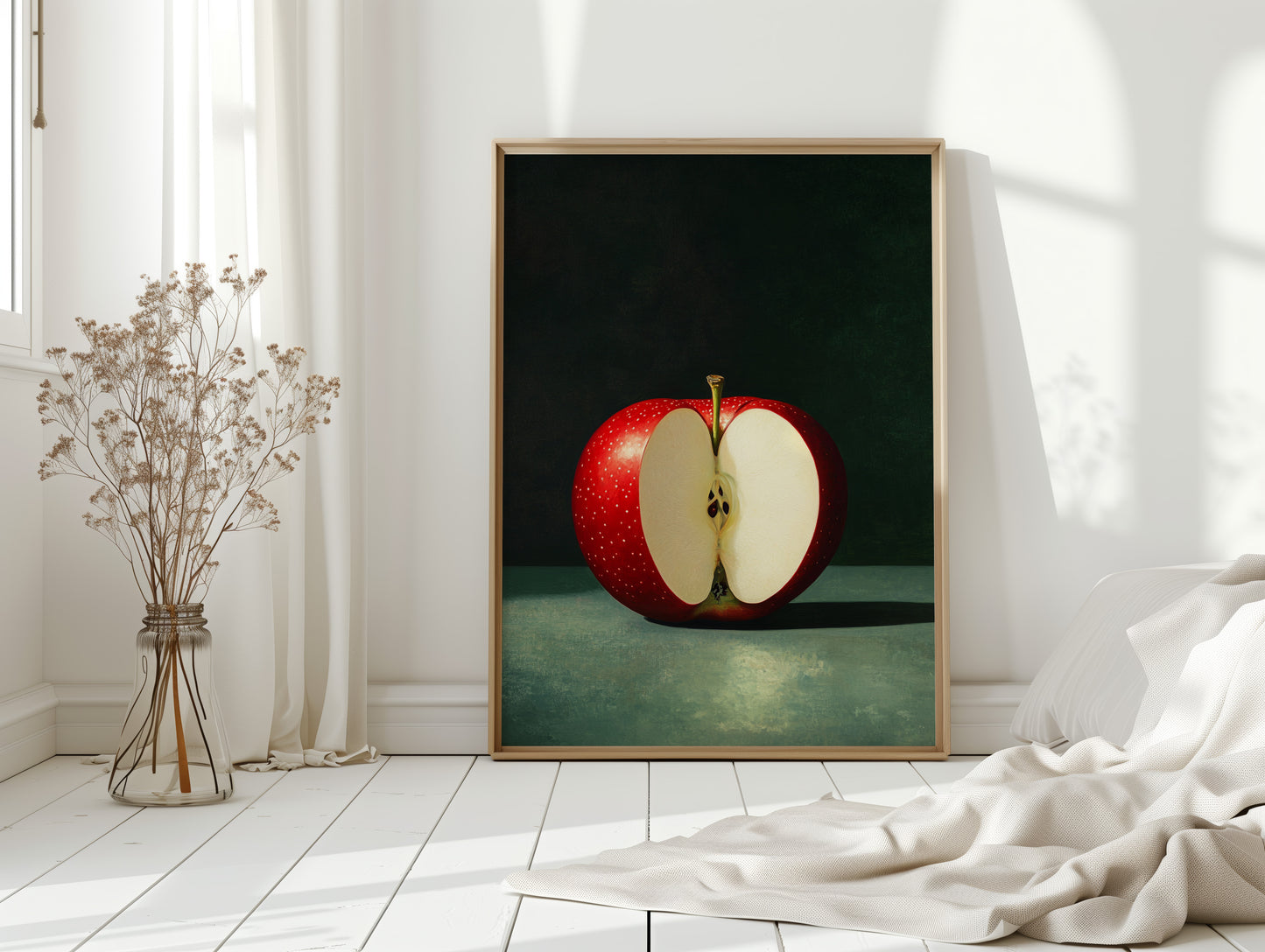 The Apple Divided in Stillness