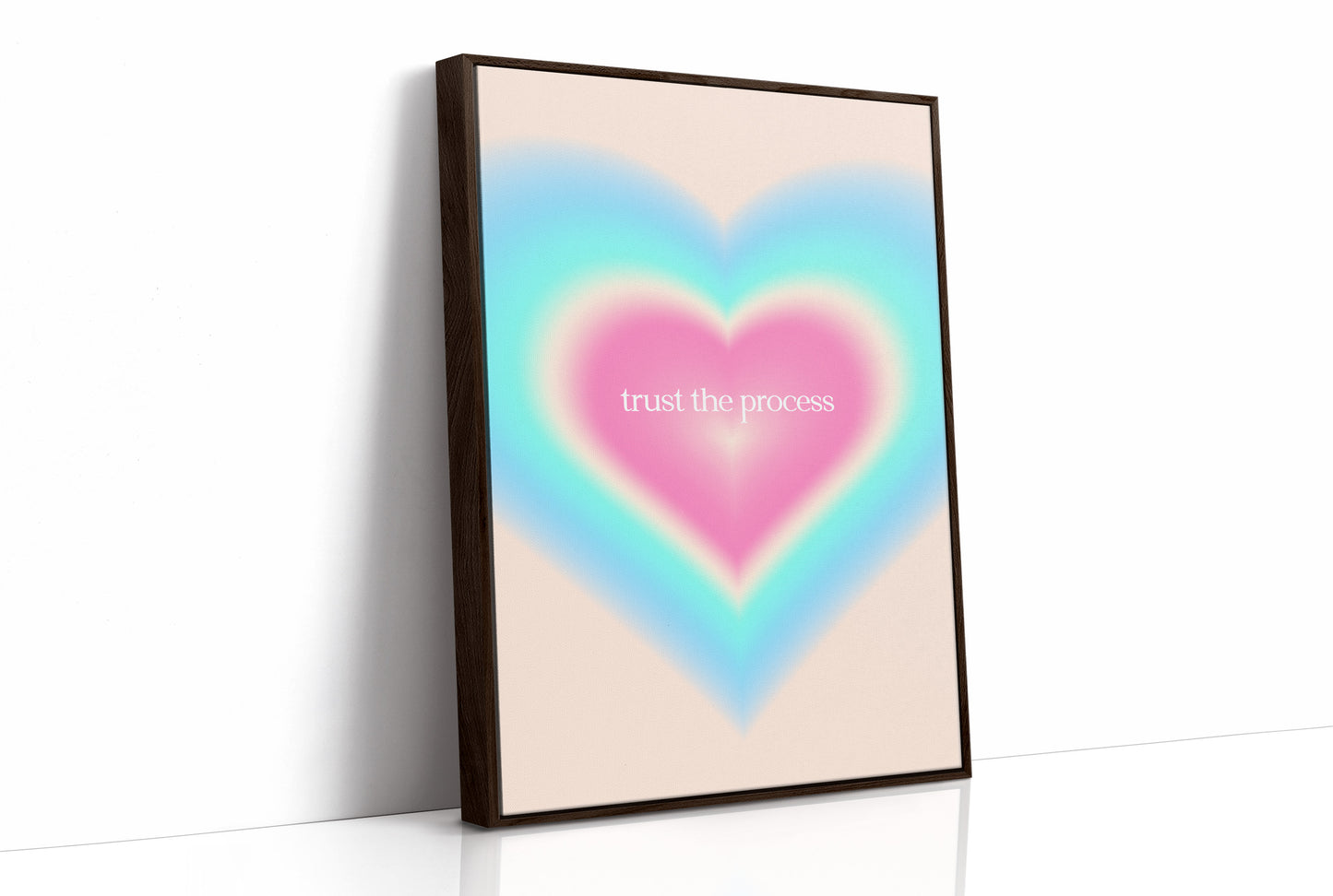 Trust The Process Heart Glow
