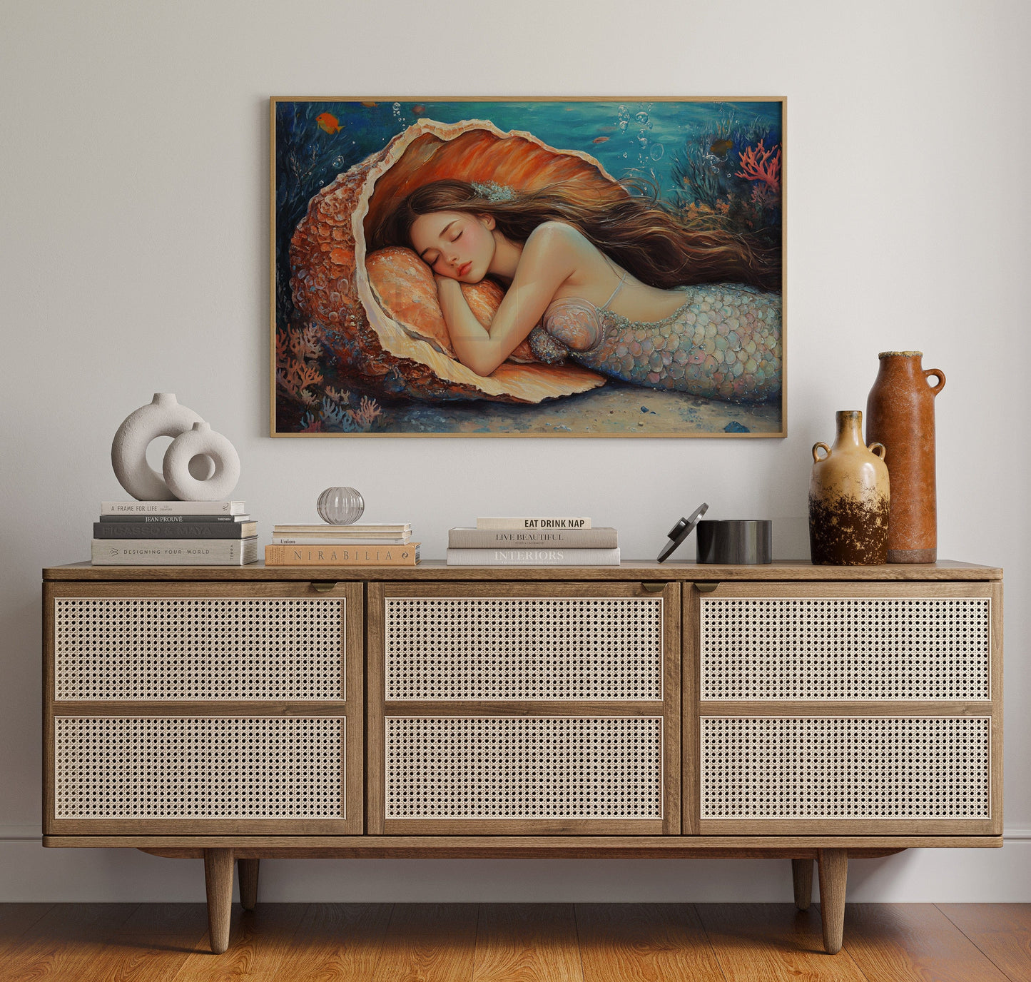 Pearl Dreams In Ocean Depths