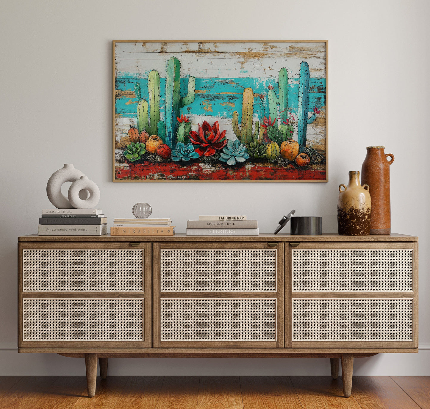 Desert Blooms Paint Turquoise Dreams