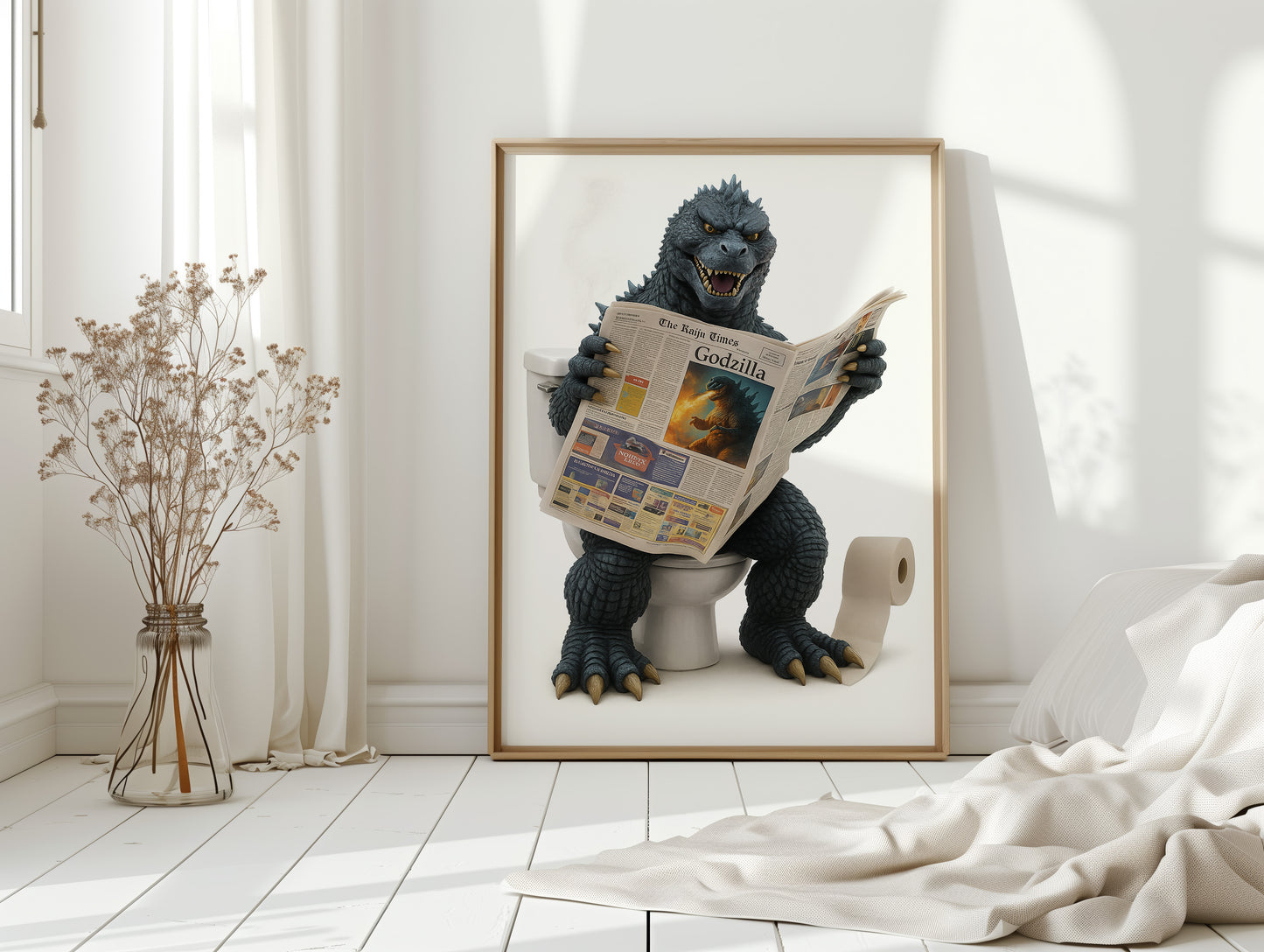 Godzilla on the Throne