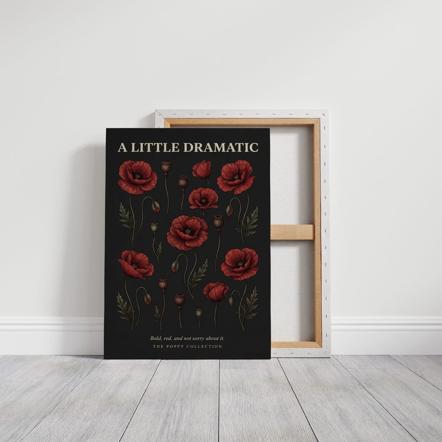 A Little Dramatic: Vintage Poppy Chart