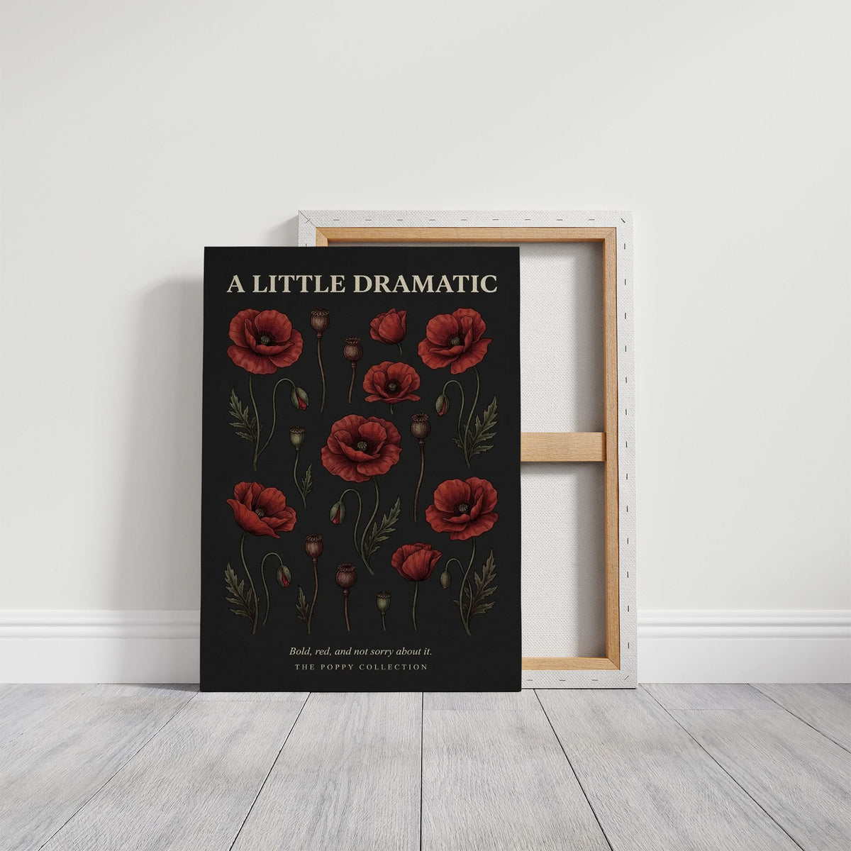 A Little Dramatic: Vintage Poppy Chart