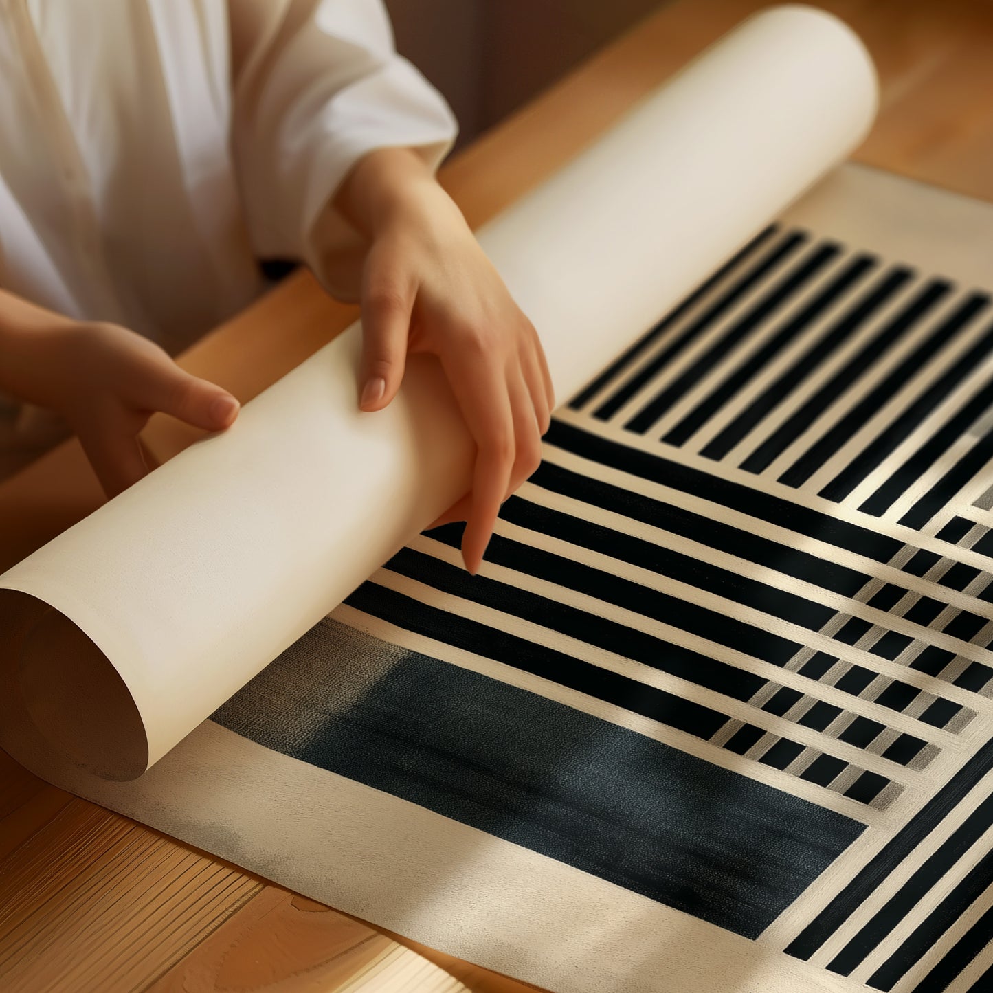 Urban Lines Dance In Monochrome