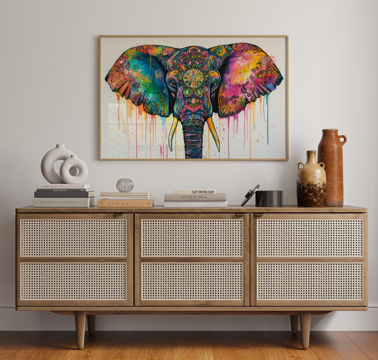 Sacred Colors Dance Through Tusks