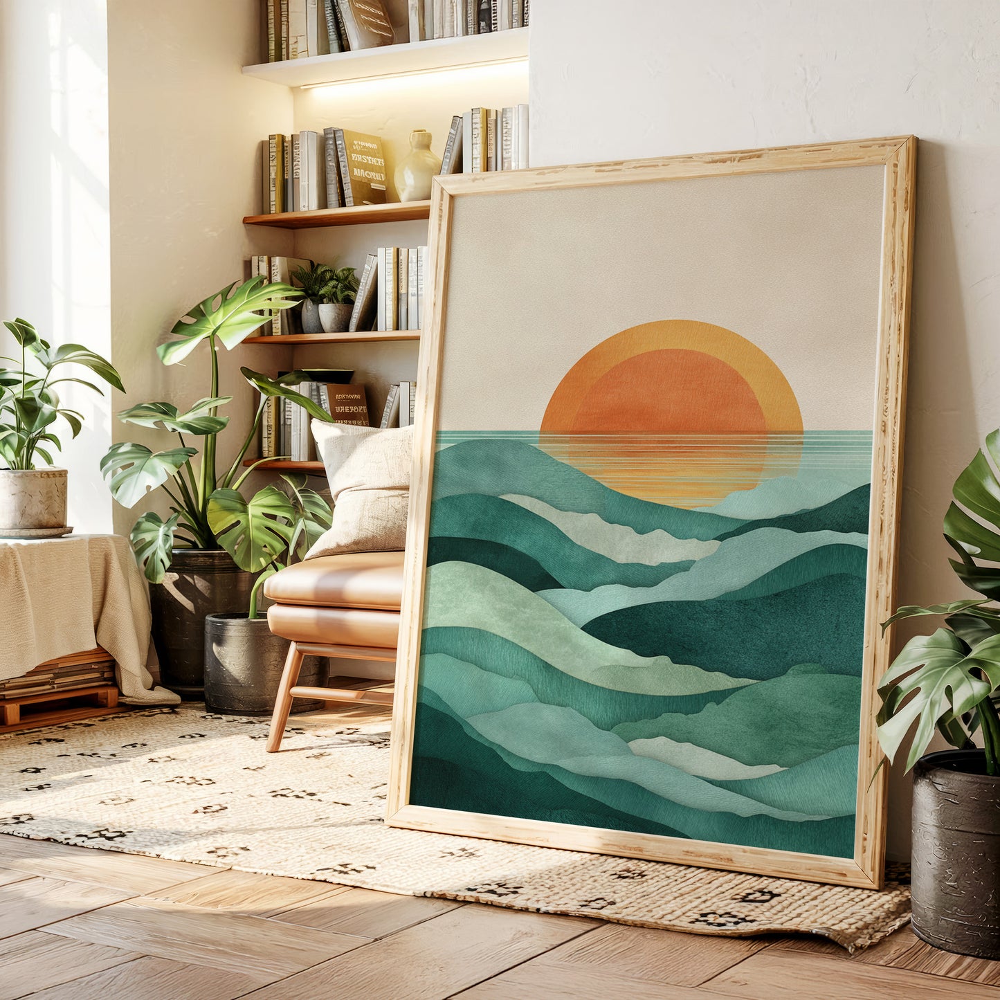 When Waves Embrace the Horizon