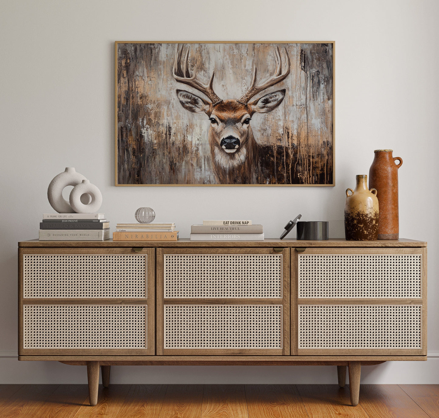 Noble Buck In Winter Light