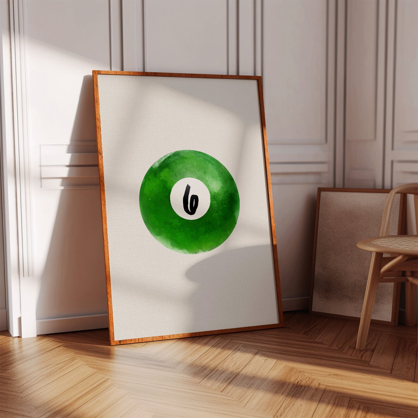 Lucky Six Floats In Emerald Depths