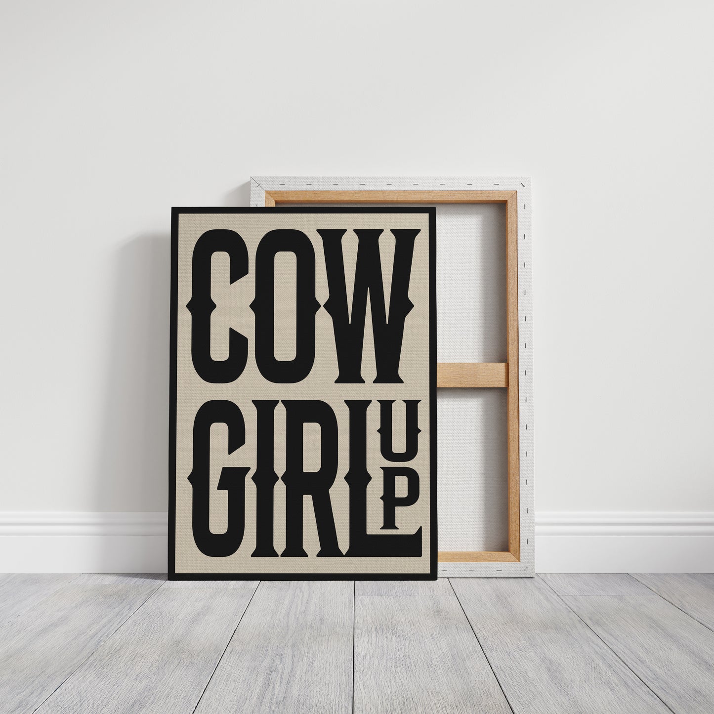 Cowgirl Up Bold Western Spirit Art