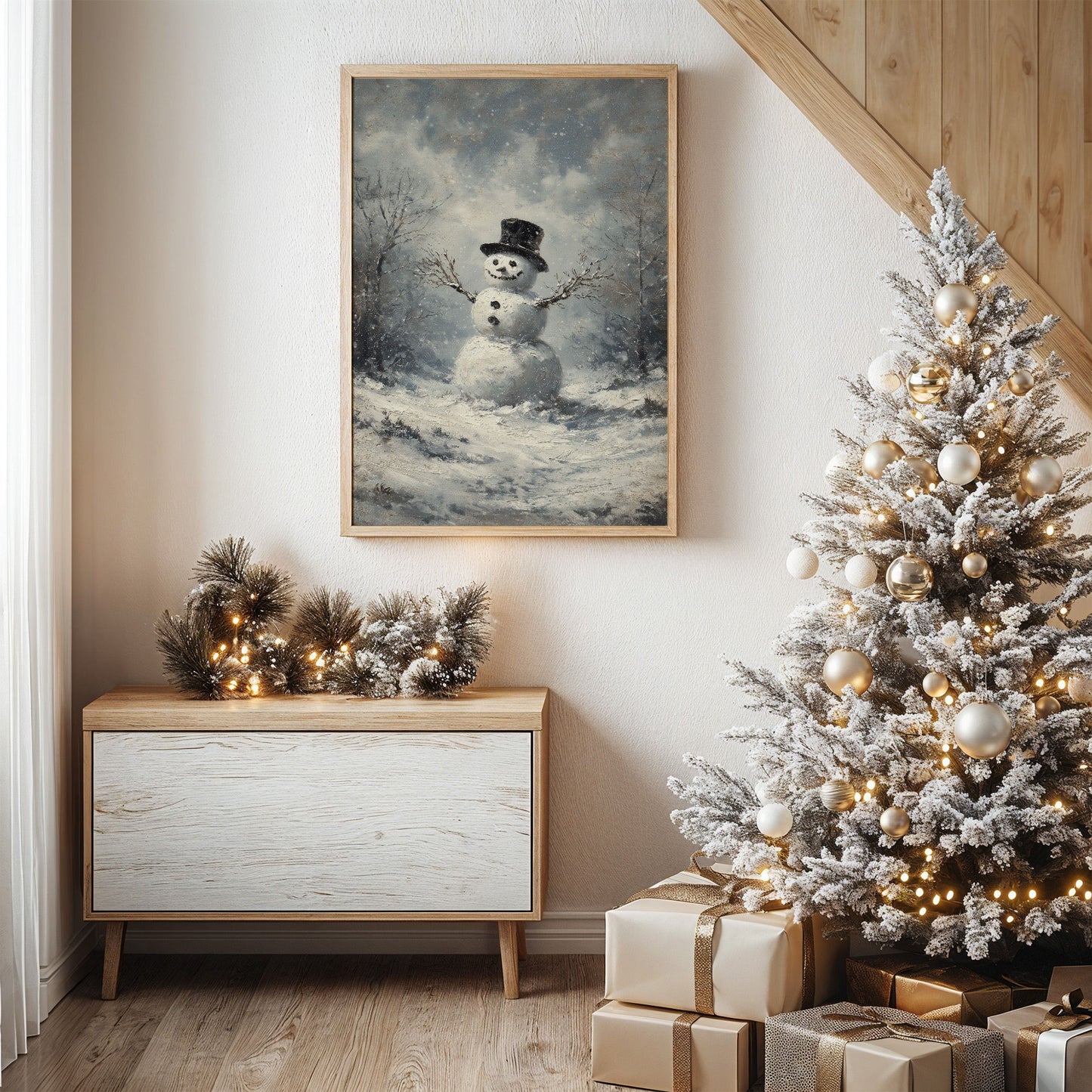 Winter's Tale In Gentle Gray