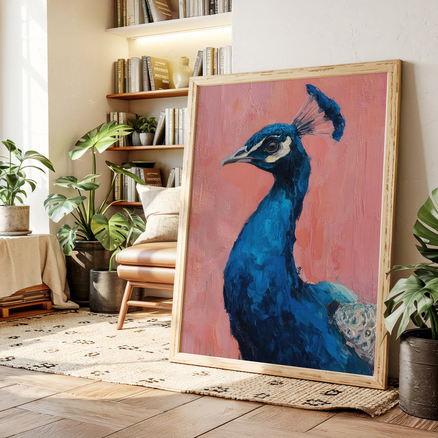 A Regal Gaze in Turquoise