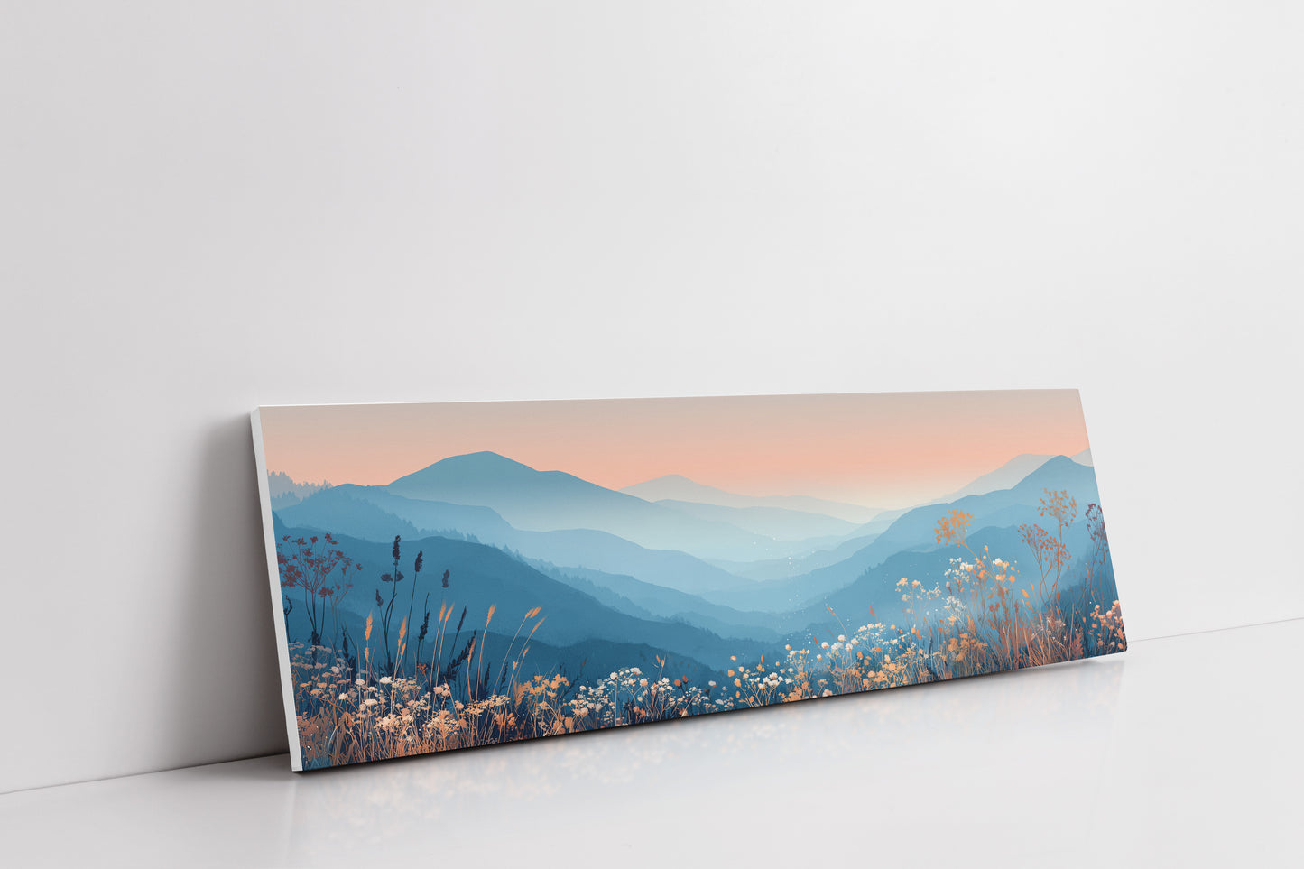 Wildflowers Above The Blue Valleys
