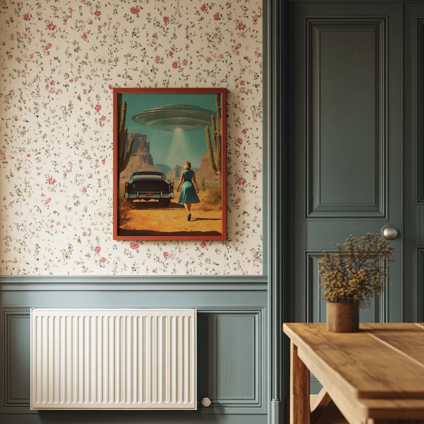 Desert Roads Meet Alien Skies