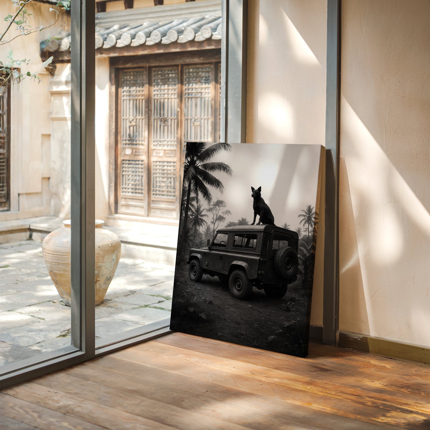 Sentinel Dog on Jungle Rover