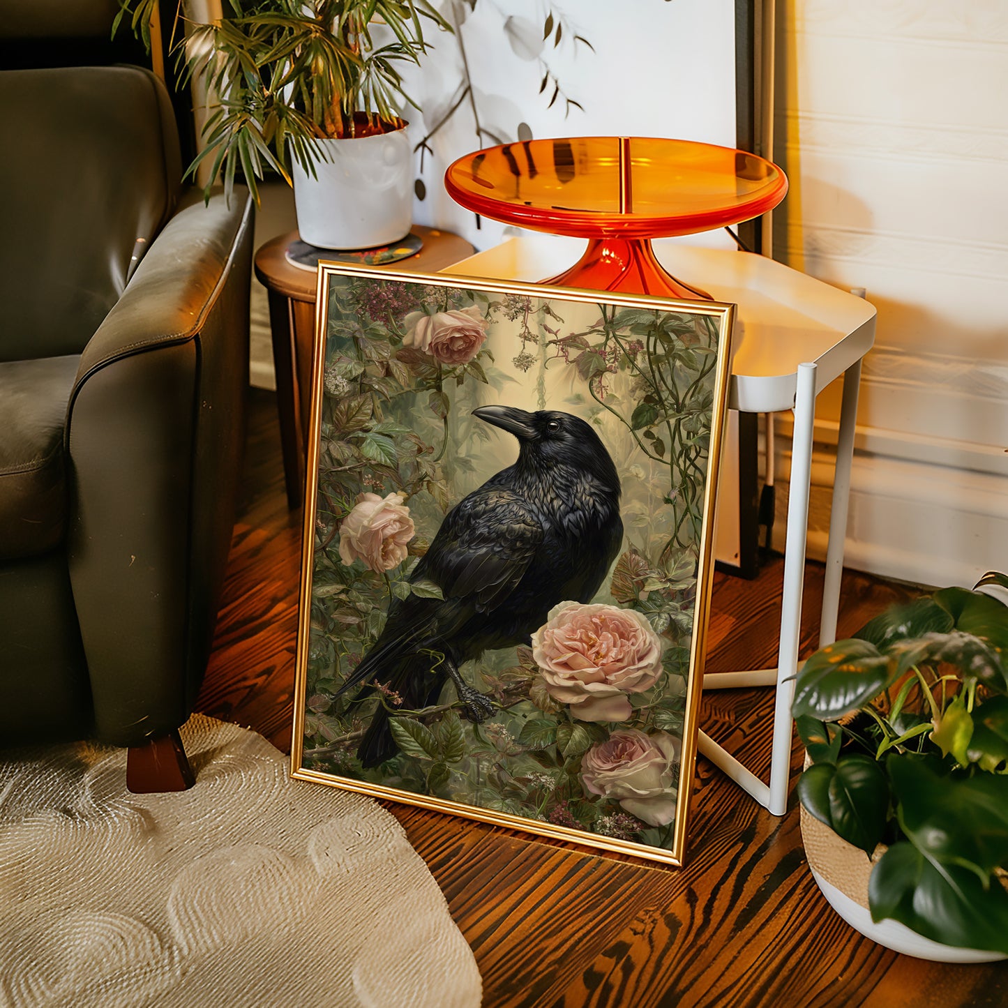 The Raven Among Blossoms