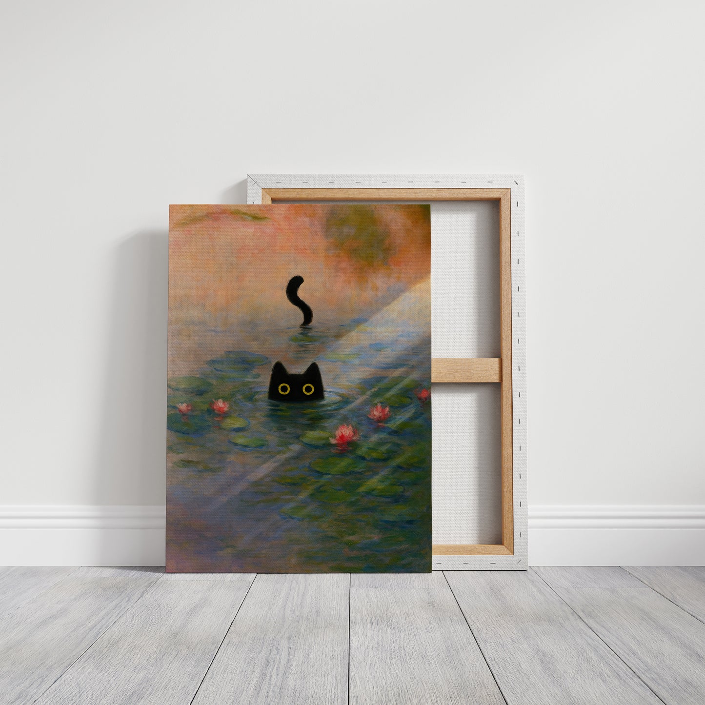 Mystery Cat Among the Lilies