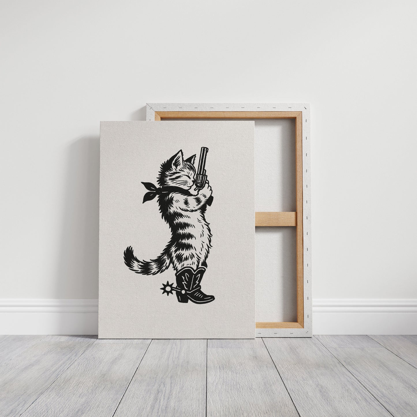 Purrpare for Trouble – Cowboy Cat Sheriff Print