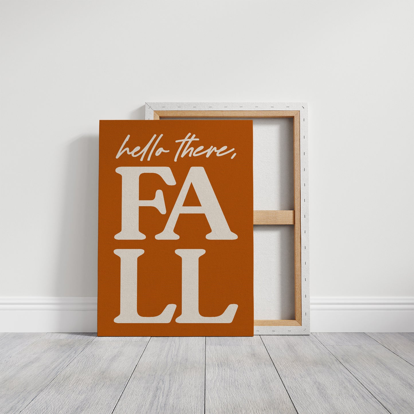Autumn Greetings In Bold Letters