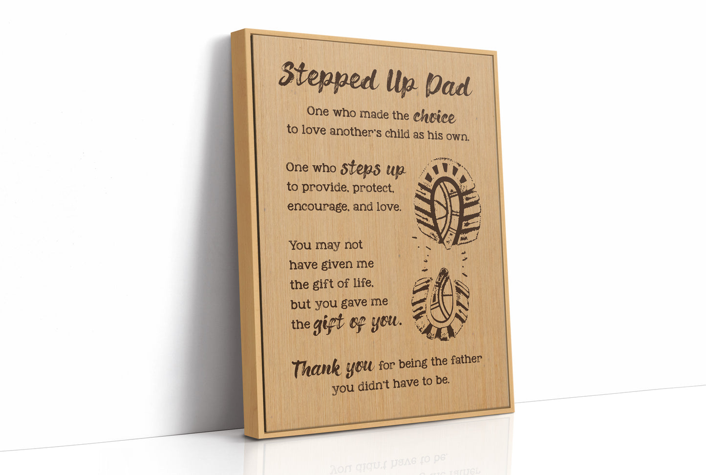 The Father You Didn't Have To Be — Wood