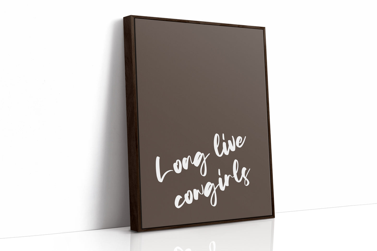 Words Dance Against Mocha Sky