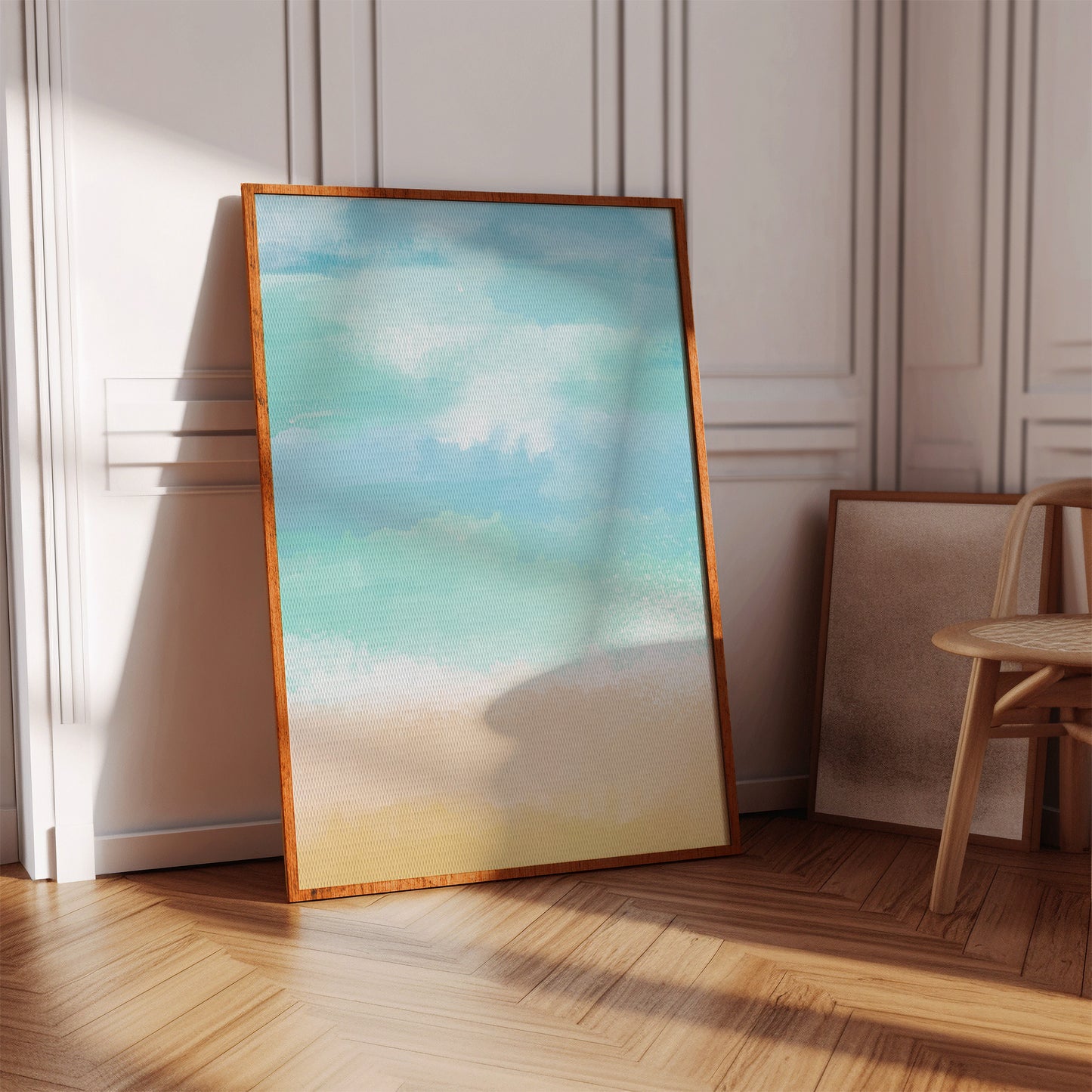 Turquoise Tides Paint Morning Peace