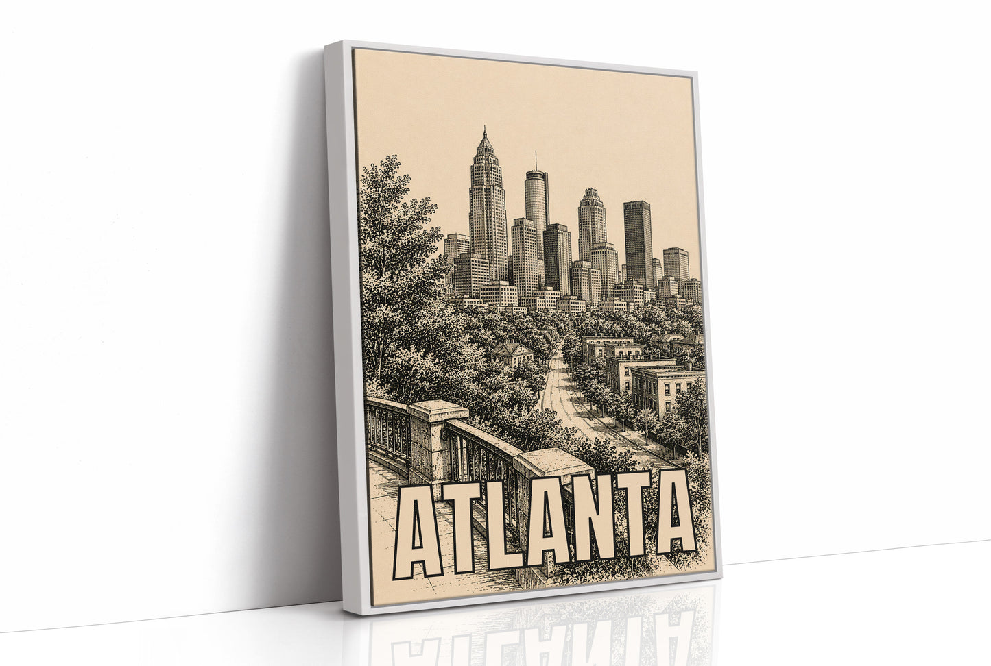 Atlanta, Tree-Lined Skyline