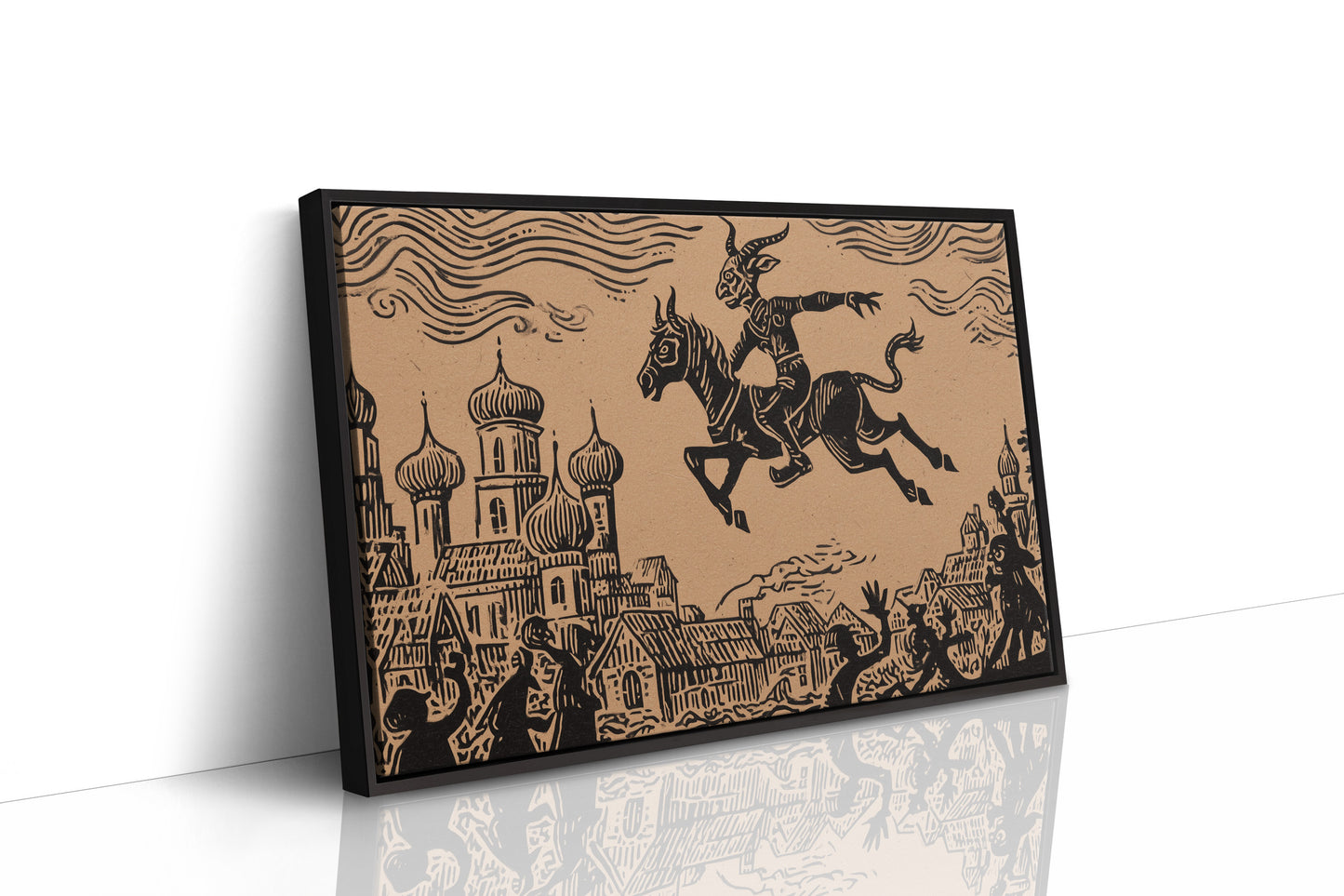 Ancient Riders Cross Storybook Skies