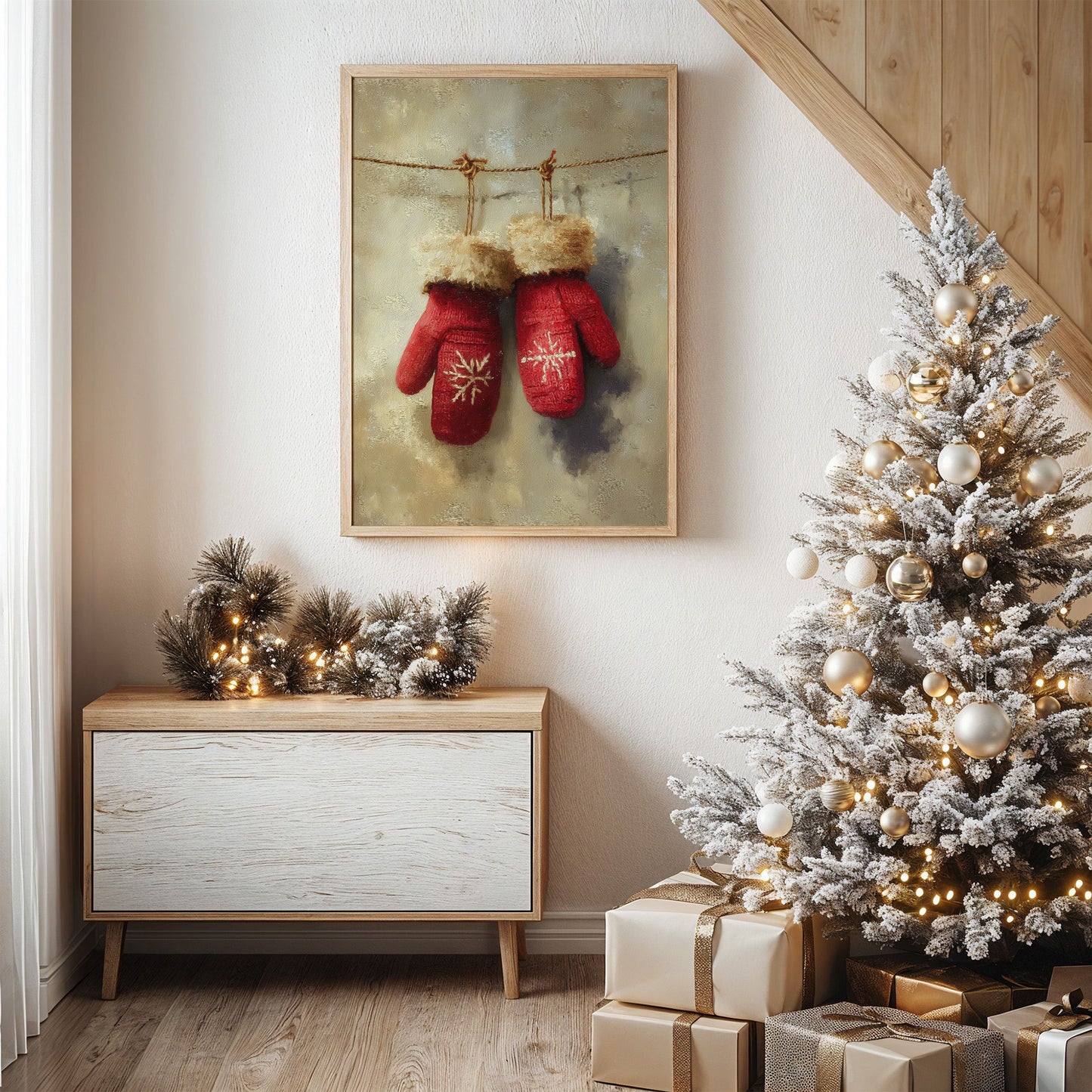 Warm Mittens Tell Winter's Tale