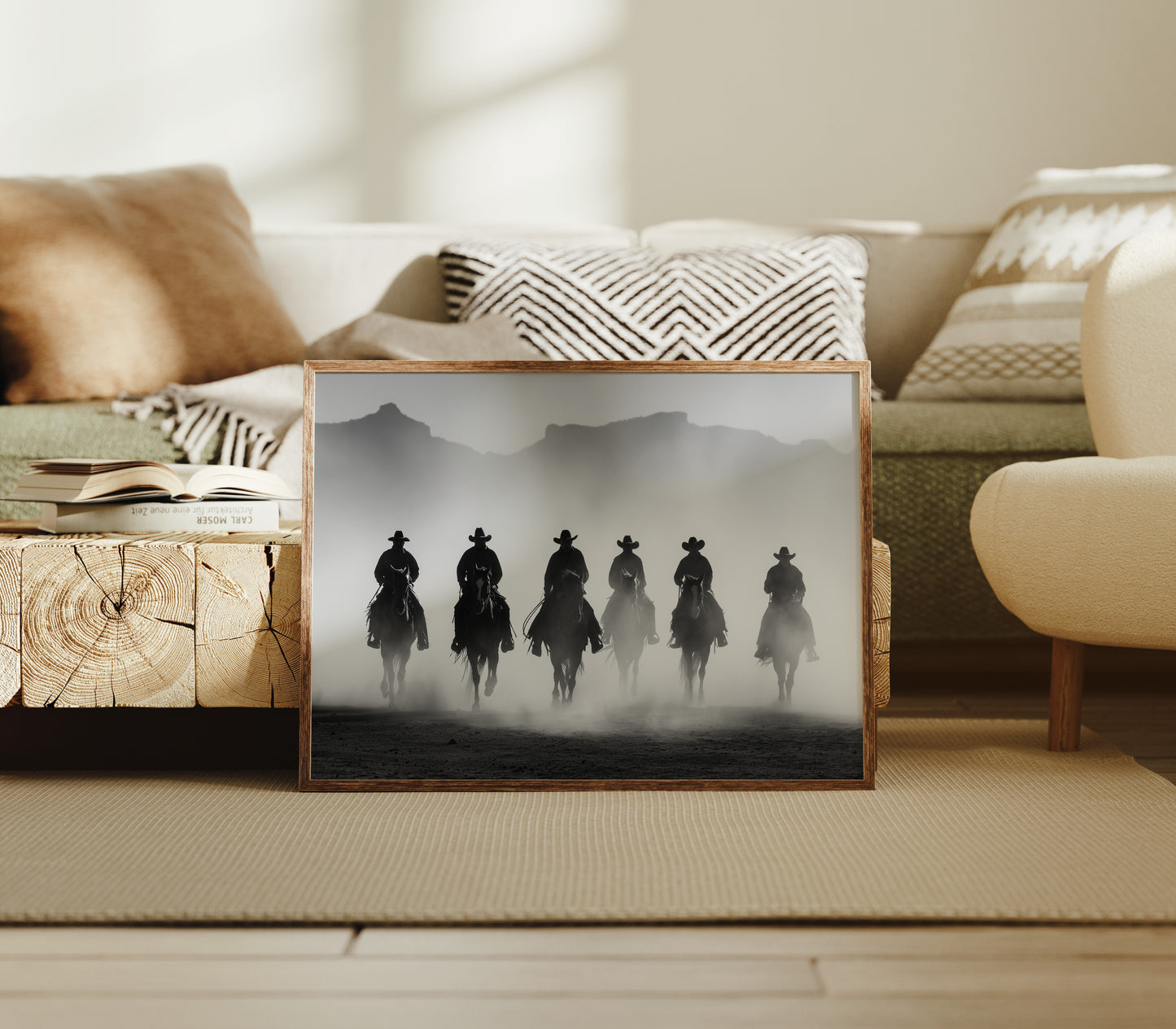 Dawn Riders Chase Mountain Mist