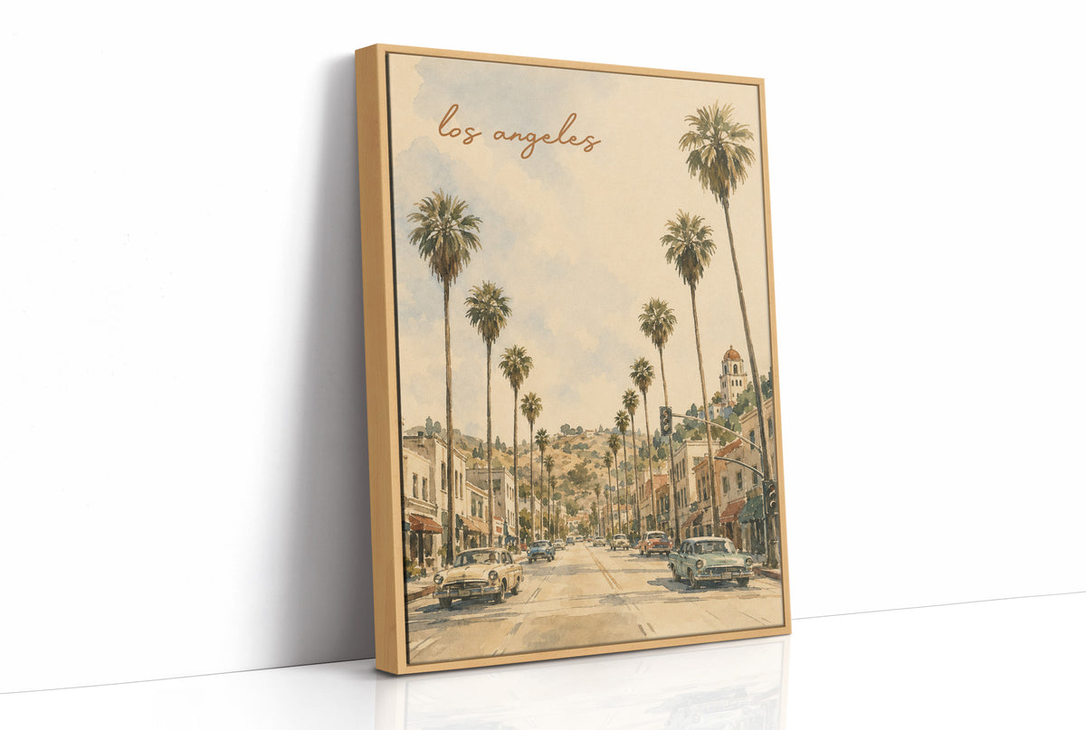 Los Angeles: Palm-Lined Retro Drive