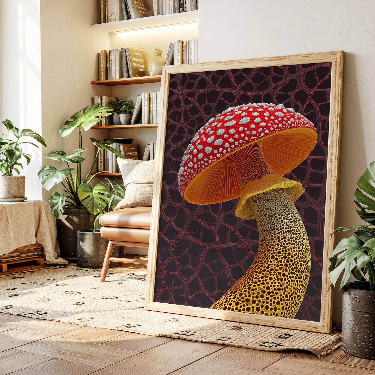 The Enchanted Fungi's Glow