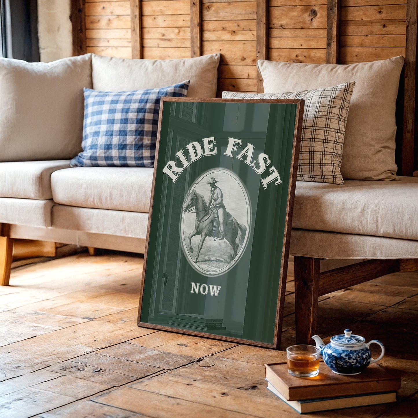 Saddles Call Through Ancient Dust