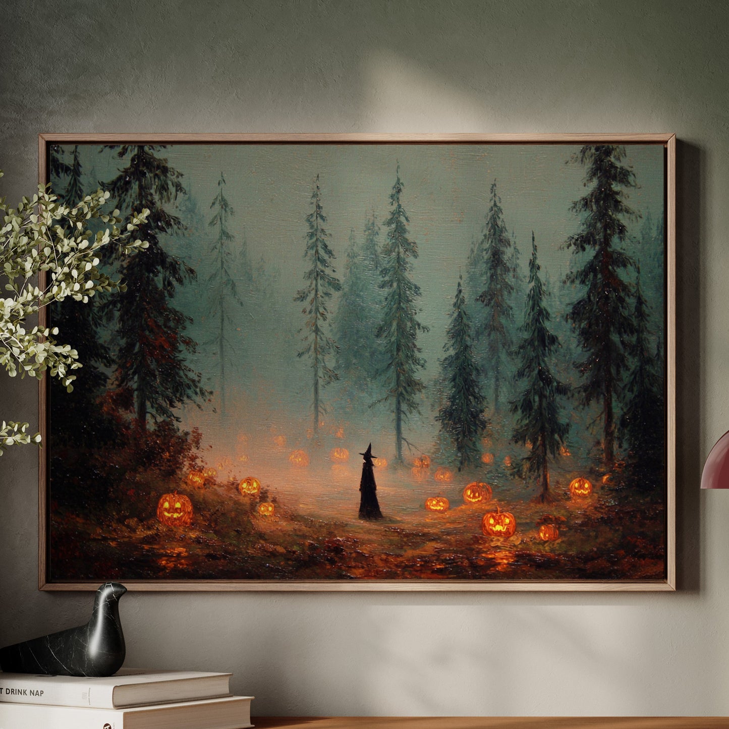 Misty Forest Lantern's Gaze