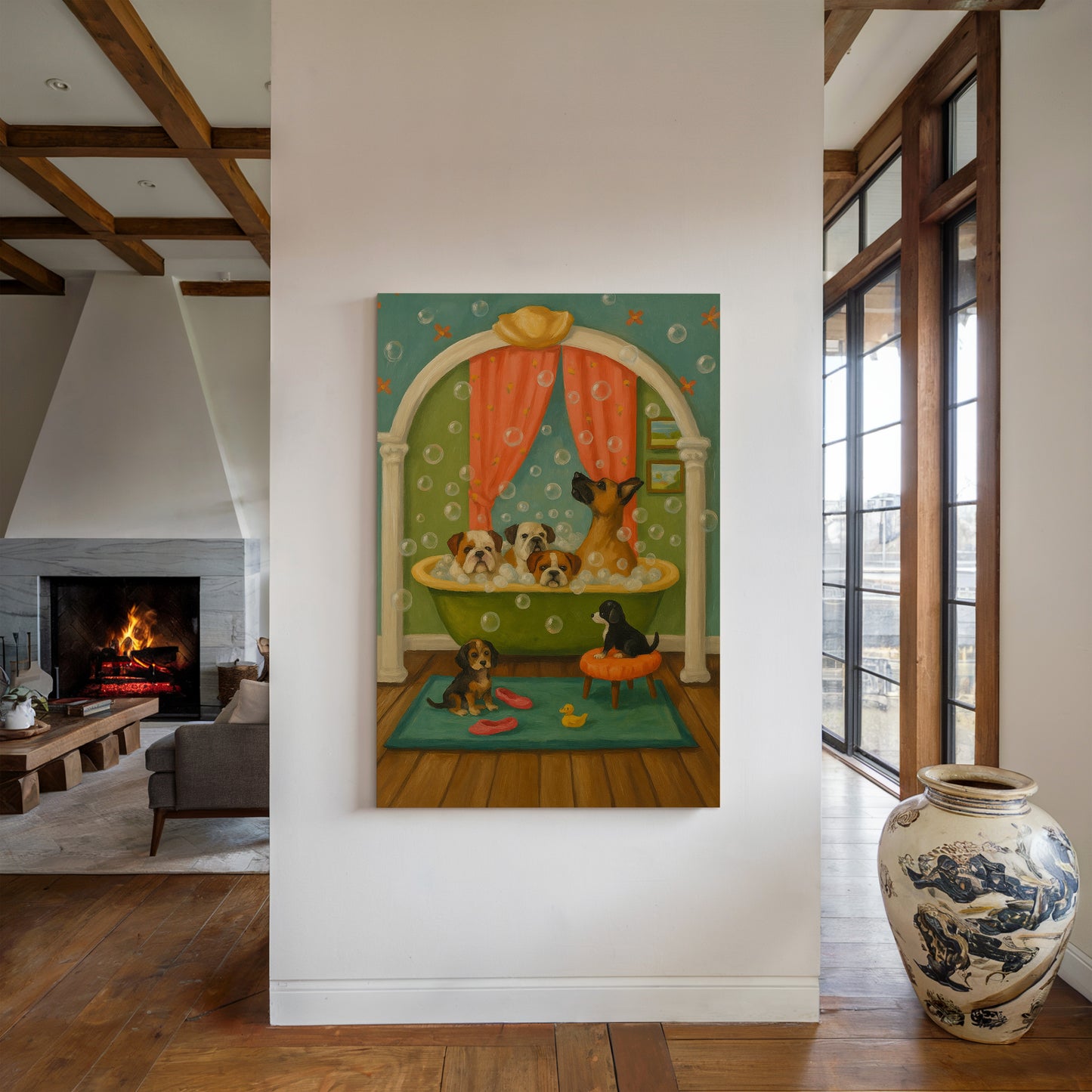 Bathtime for the Bubble Pups