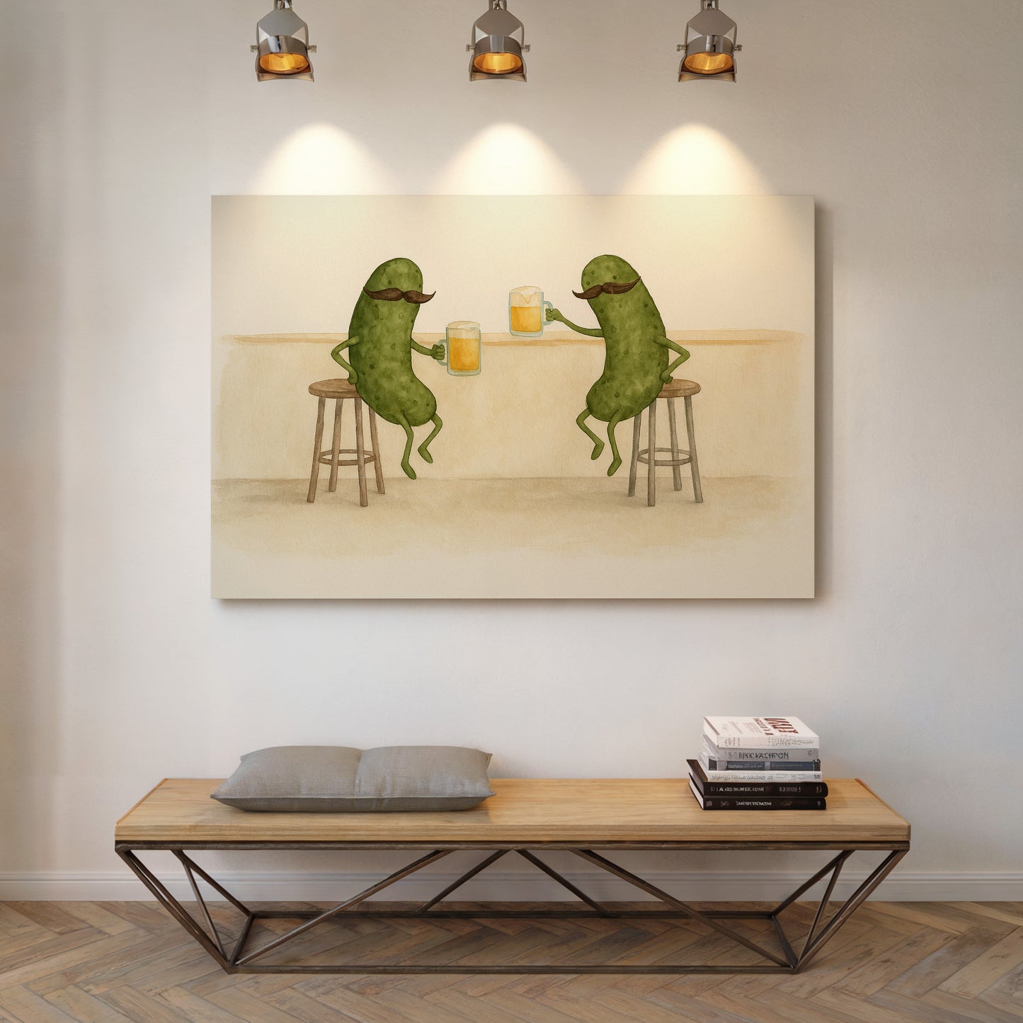 Pickles with Pints and Mustaches