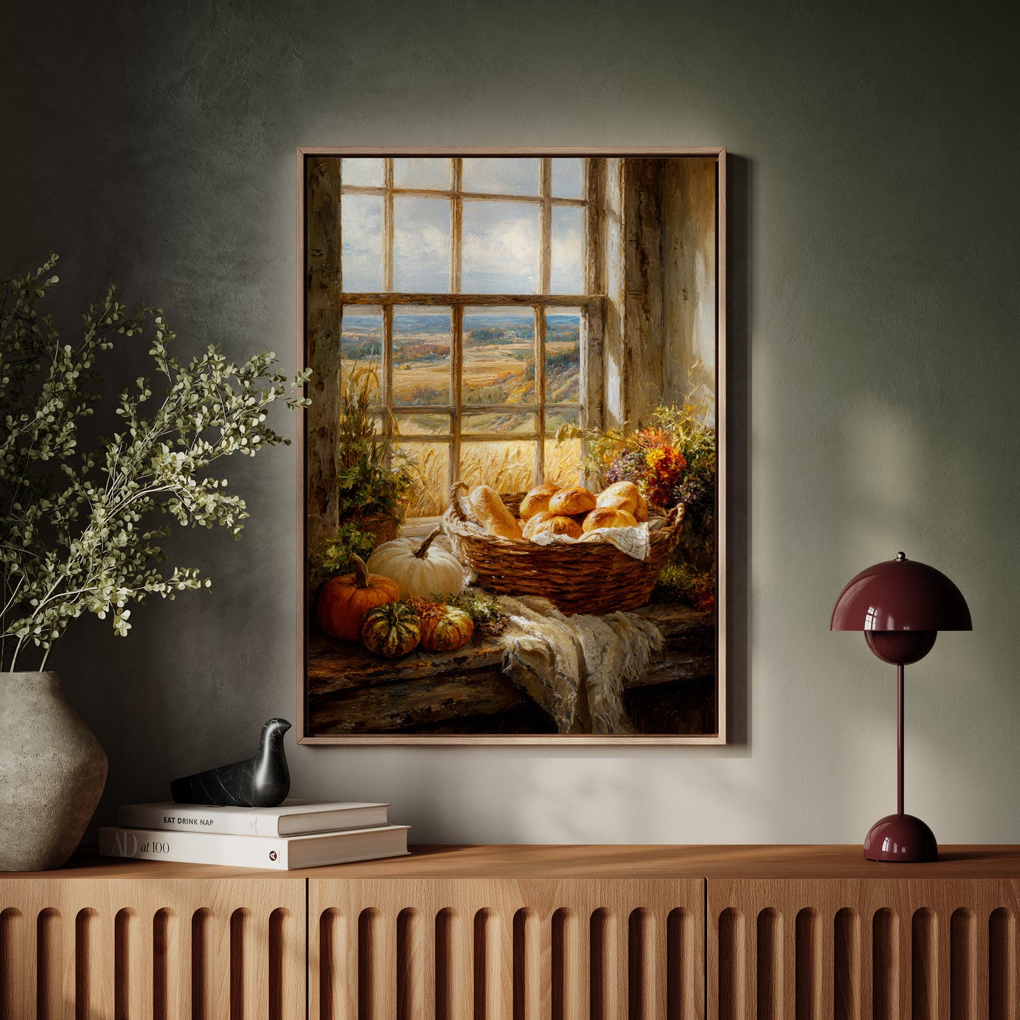 Autumn Bread Graces Valley Window