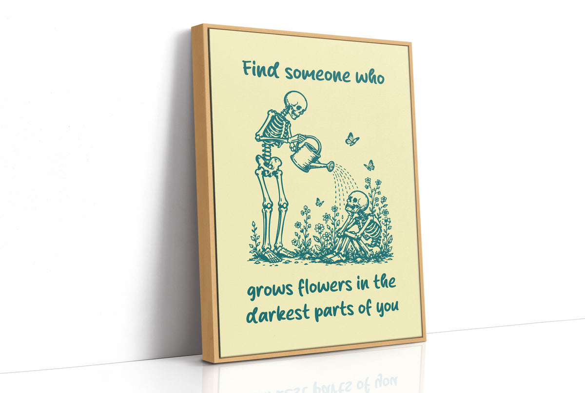 Find Someone Who Waters You, Teal Bloom